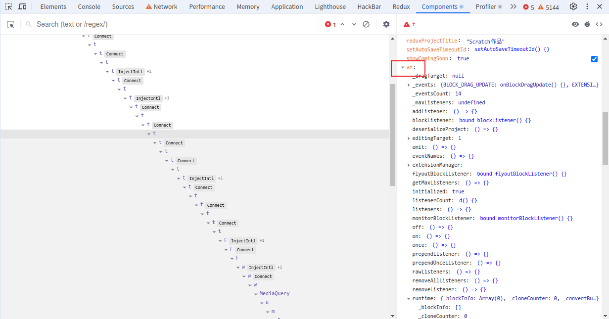 scratch-vm-from-devtools